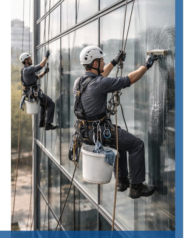 Мойка сплошного остекления в Солнечногорске, заказать от 312 р.| ВЫСОТНИК-Слн