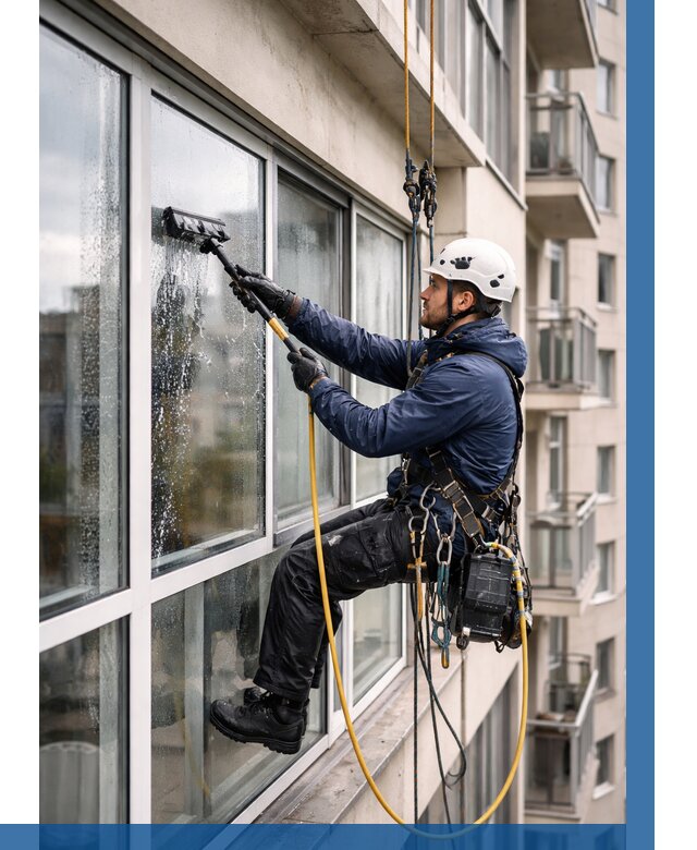 Мойка балконного остекления в Солнечногорске от 3643 р. | ВЫСОТНИК-Слн