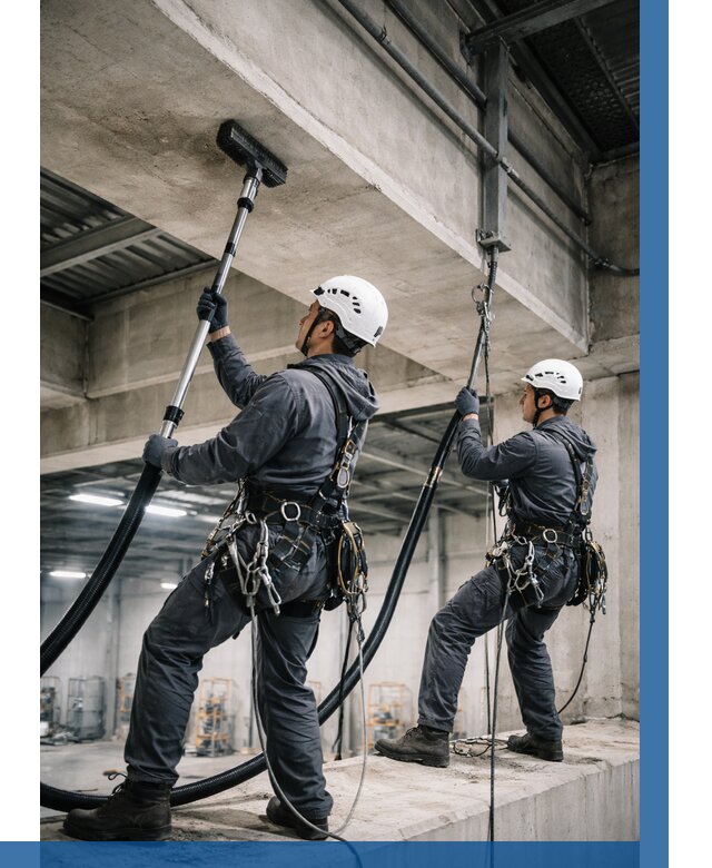 Обеспыливание потолочных конструкций в Солнечногорске от 260 р. |ВЫСОТНИК-Слн