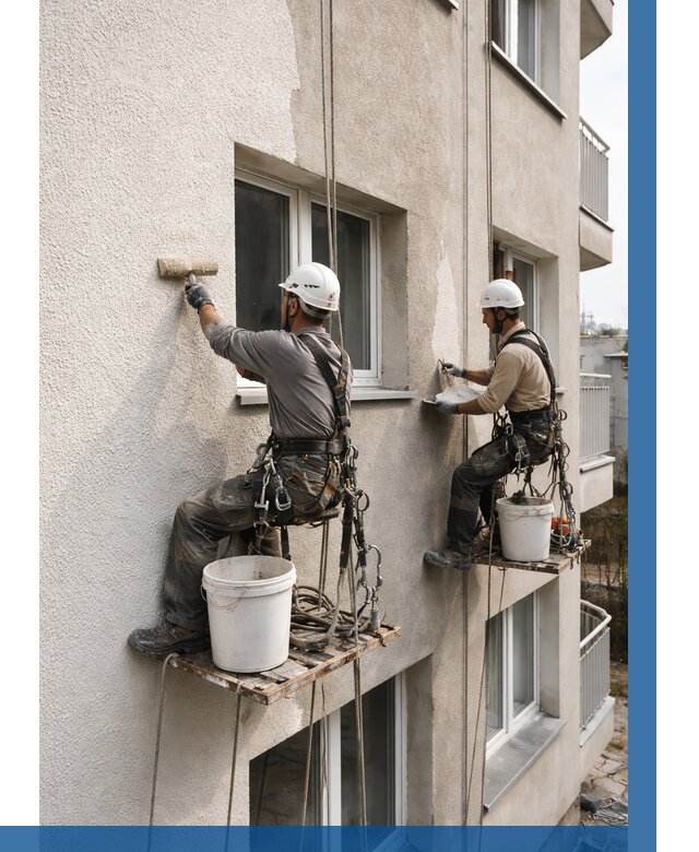 Нанесение короеда на фасад в Солнечногорске от 468 р. | ВЫСОТНИК-Слн