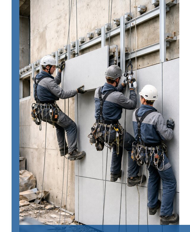 Монтаж вентилируемого фасада в Солнечногорске под ключ с гарантией качества
