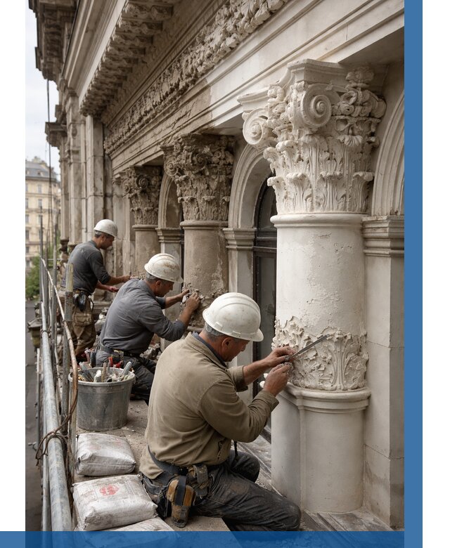 Реставрация фасадной лепнины в Солнечногорске от 2602 р. | ВЫСОТНИК-Слн