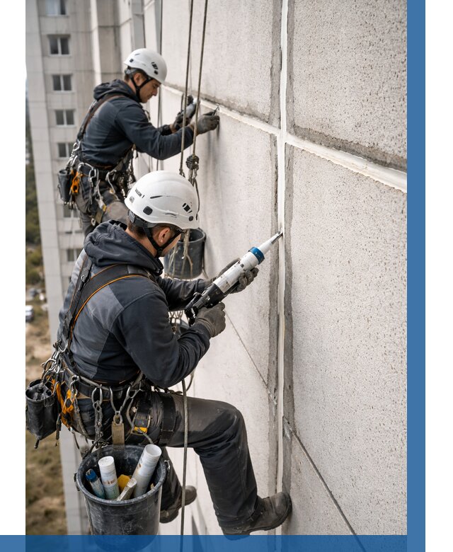 Герметизация межпанельных швов в Солнечногорске от 729 р. | ВЫСОТНИК-Слн