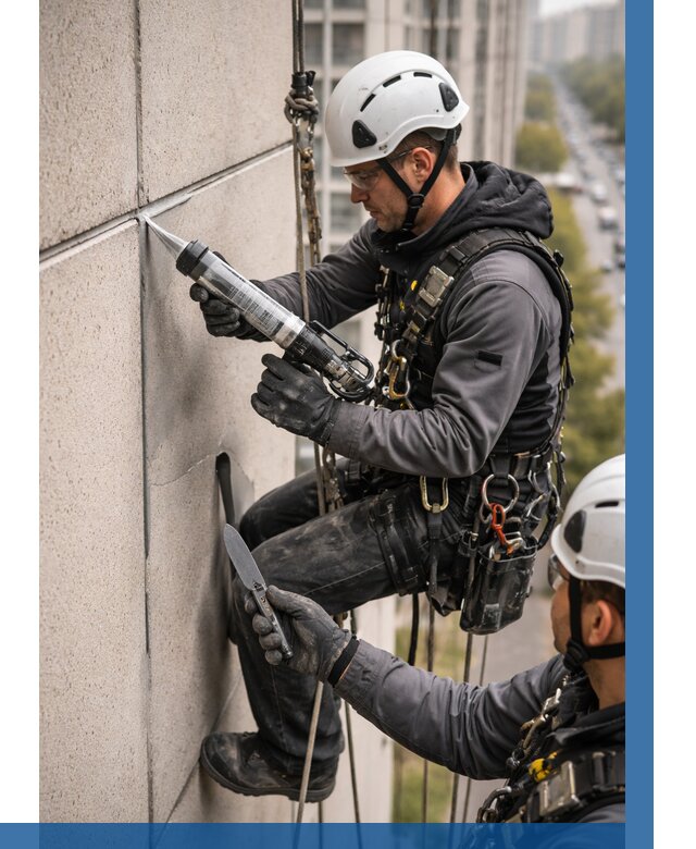 Первичная герметизация швов в Солнечногорске от 624 р. | ВЫСОТНИК-Слн