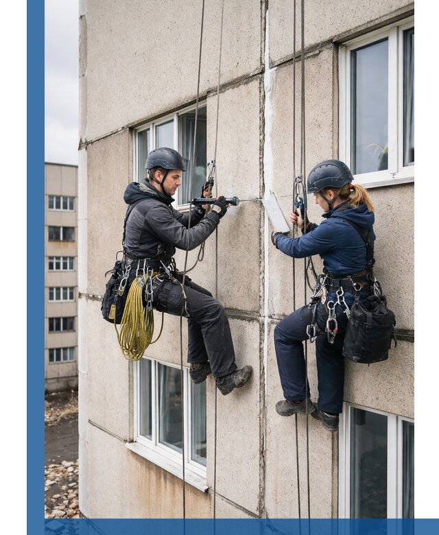 Герметизация межпанельных швов тёплым швом в Солнечногорске