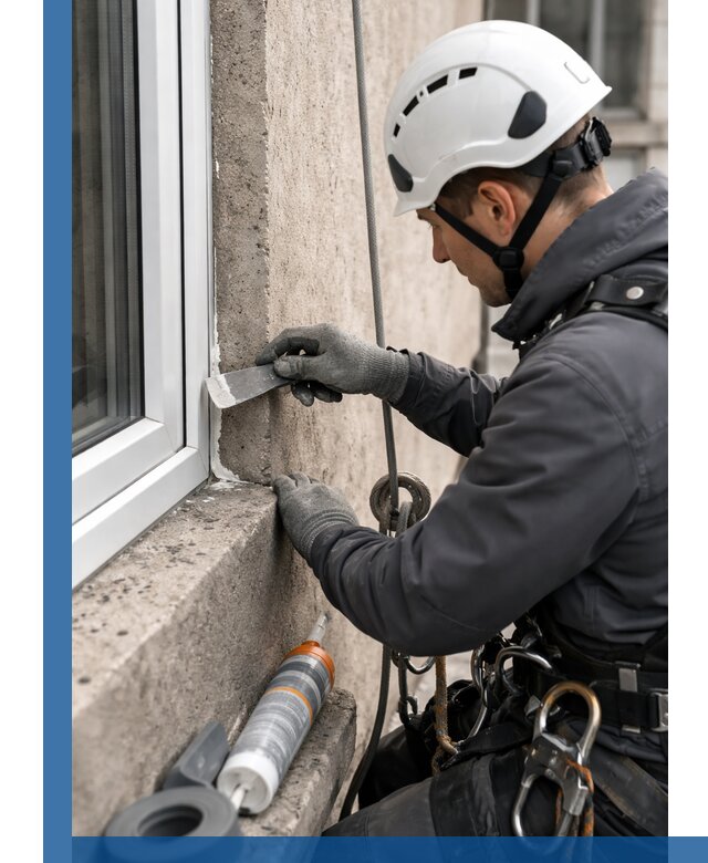 Герметизация монтажных швов окон в Солнечногорске с гарантией качества