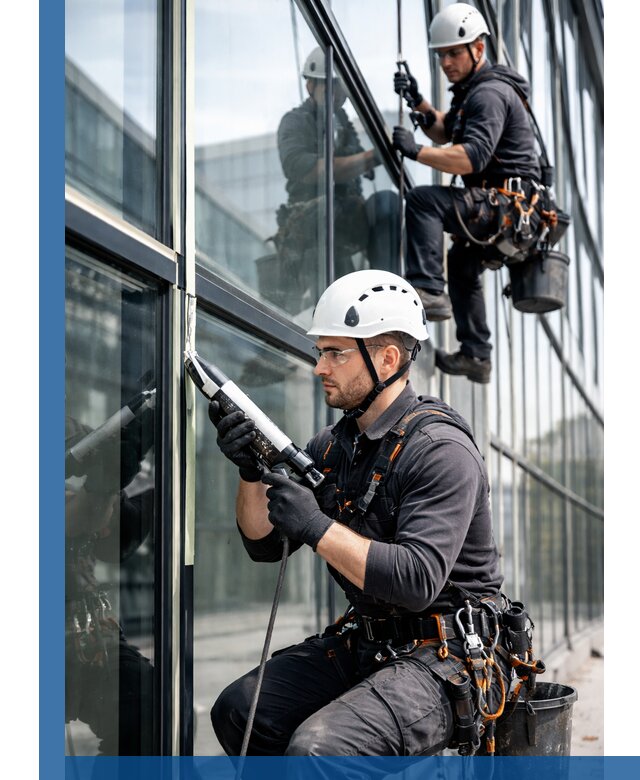 Герметизация витражных швов в Солнечногорске для зданий и фасадов