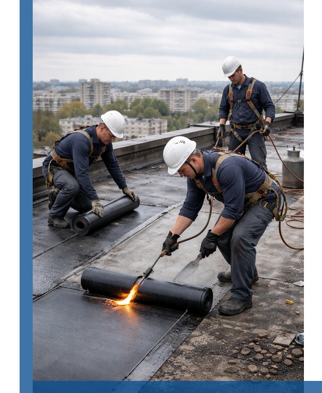 Ремонт наплавляемой кровли в Солнечногорске качественно и надежно