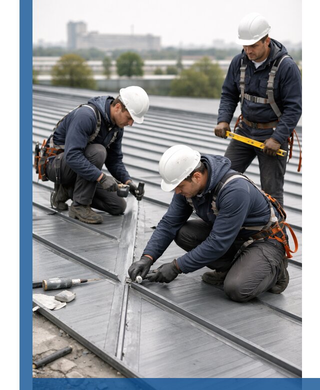 Ремонт фальцевой кровли в Солнечногорске срочно и качественно