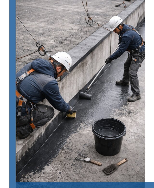 Гидроизоляция кровли жидкой резиной профессионально в Солнечногорске