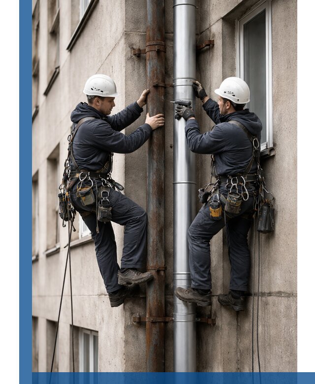 Замена водосточных труб в Солнечногорске: монтаж и демонтаж под ключ