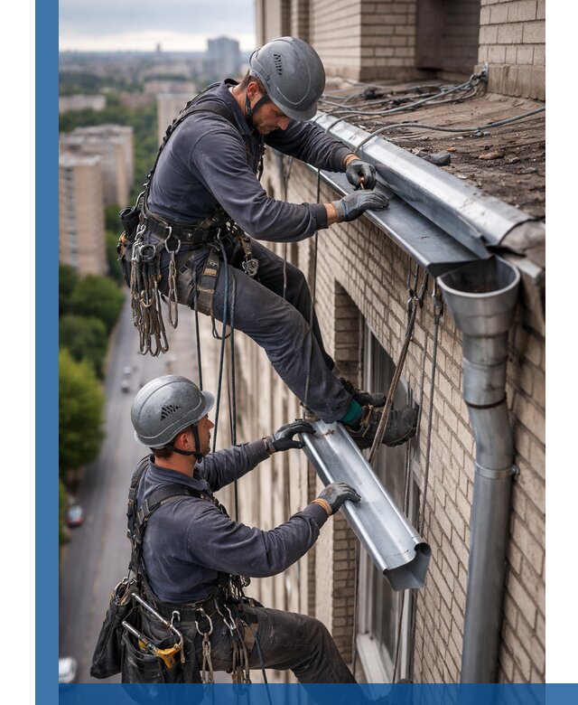 Ремонт водосточных желобов в Солнечногорске, быстро и качественно