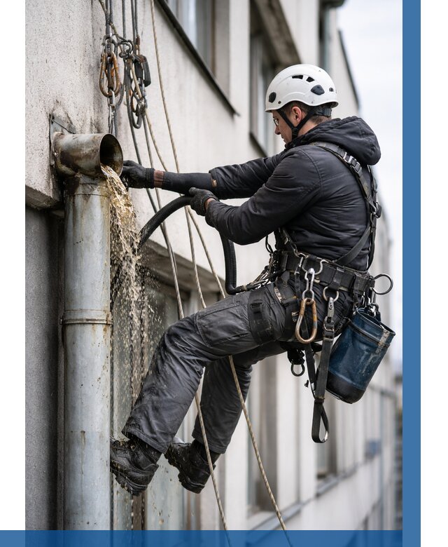 Прочистка водосточных труб в Солнечногорске от 3643 р. | ВЫСОТНИК-Слн