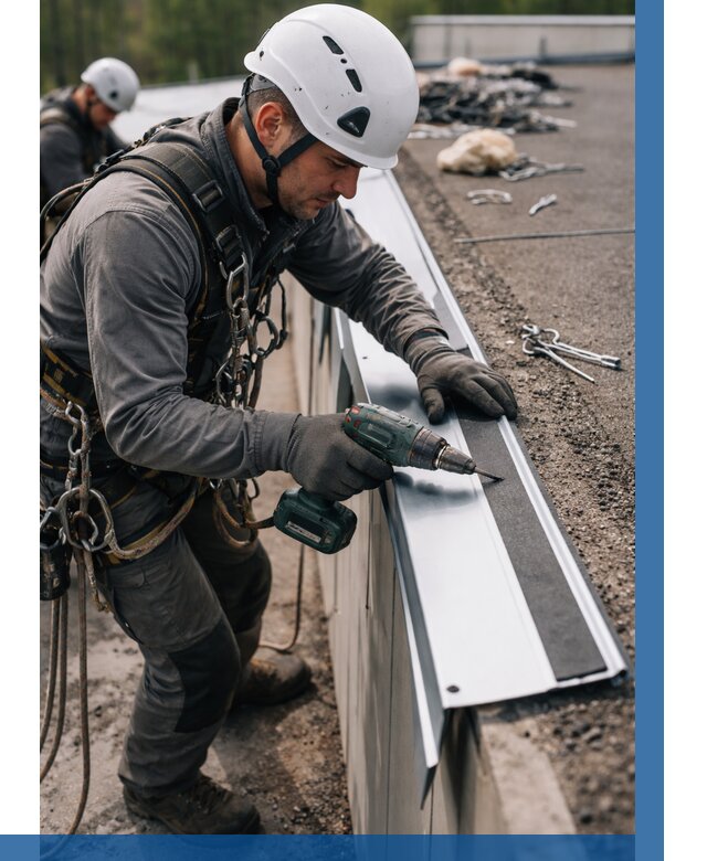 Монтаж капельника на кровле в Солнечногорске от 312 р. | ВЫСОТНИК-Слн