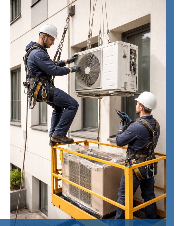 Демонтаж внешнего блока кондиционера в Солнечногорске от 3643 р. | ВЫСОТНИК-Слн