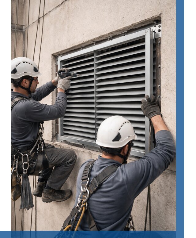 Монтаж вентиляционных решеток в Солнечногорске от 4684 р. | ВЫСОТНИК-Слн