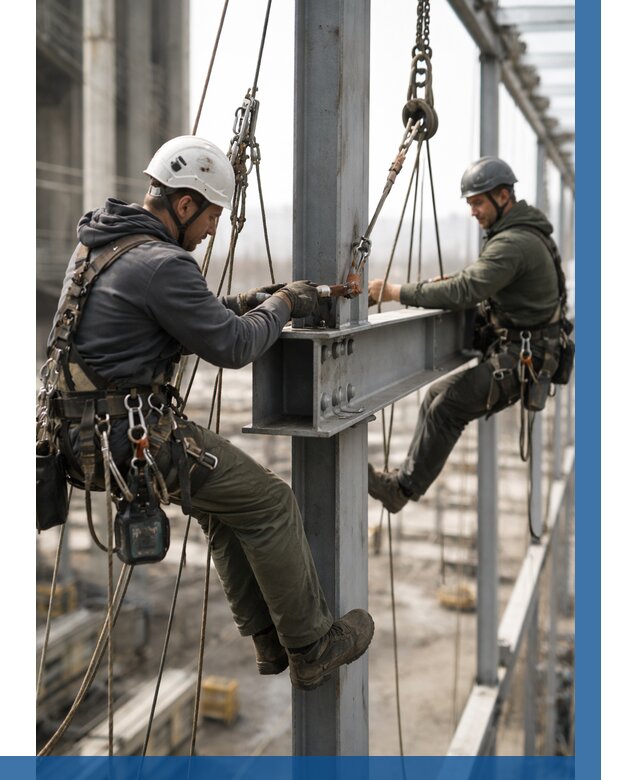 Монтаж металлоконструкций на высоте в Солнечногорске от 3643 р. | ВЫСОТНИК-Слн
