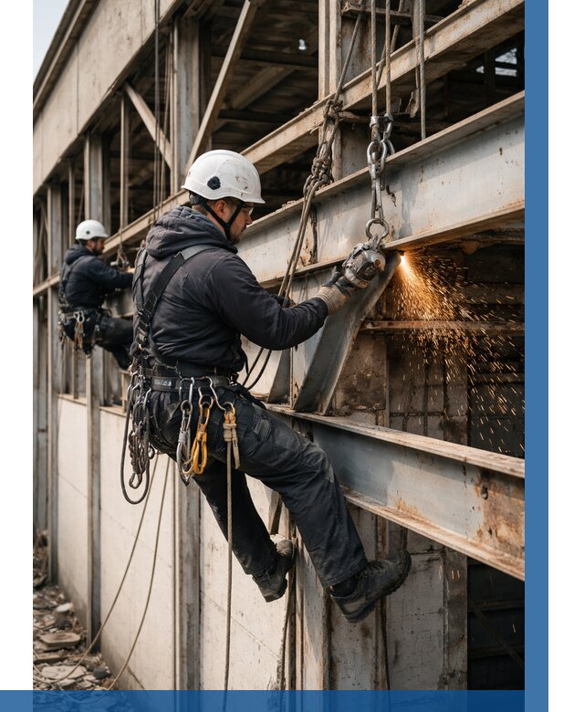 Демонтаж металлоконструкций на высоте в Солнечногорске от 6765р. |ВЫСОТНИК-Слн