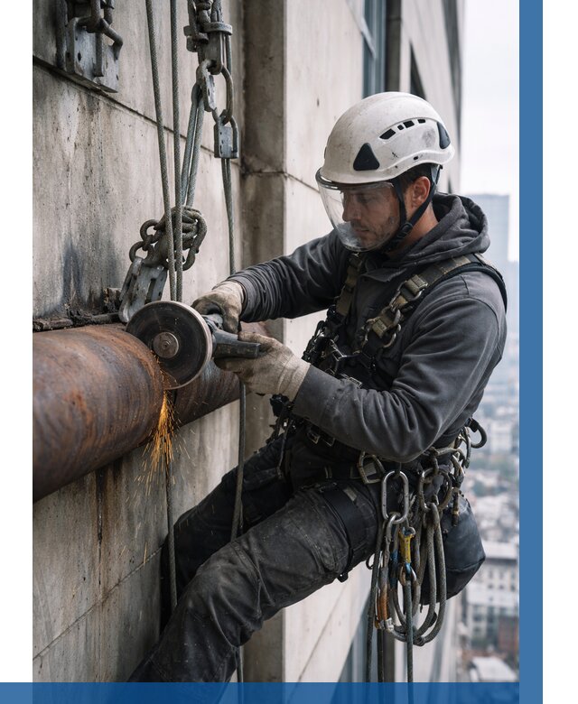 Резка металла на высоте в Солнечногорске по цене от 4684 р. | ВЫСОТНИК-Слн