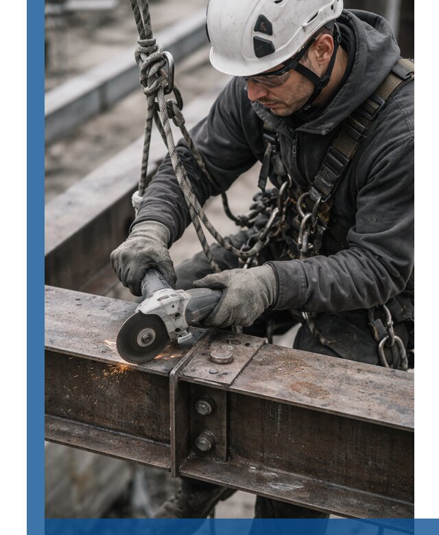 Резка металла на высоте в Солнечногорске для зданий и конструкций