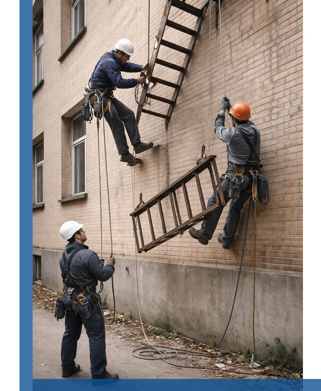 Демонтаж пожарной лестницы в Солнечногорске быстро и безопасно