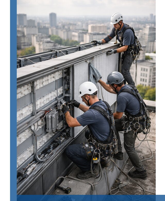 Профессиональное обслуживание крышной рекламы в Солнечногорске под ключ