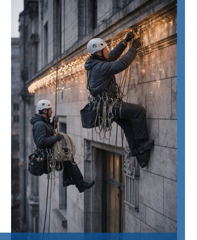 Монтаж новогодней иллюминации в Солнечногорске от 8847 р. | ВЫСОТНИК-Слн