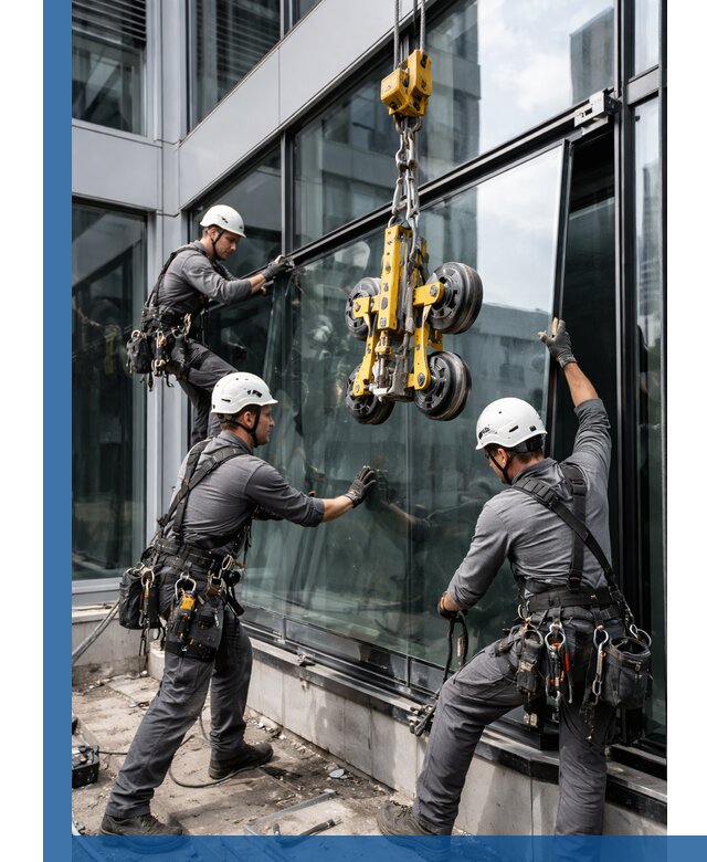 Структурное остекление фасадов в Солнечногорске монтаж и обслуживание