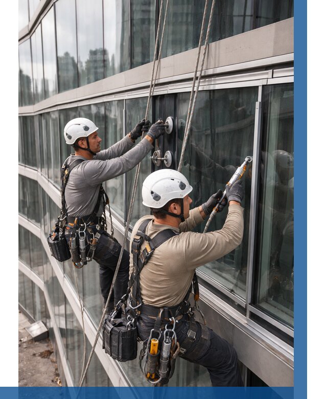 Радиусное остекление фасада в Солнечногорске от 12490 р. | ВЫСОТНИК-Слн