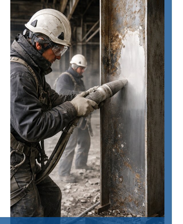 Удаление старой краски с металла в Солнечногорске от 468 р. | ВЫСОТНИК-Слн