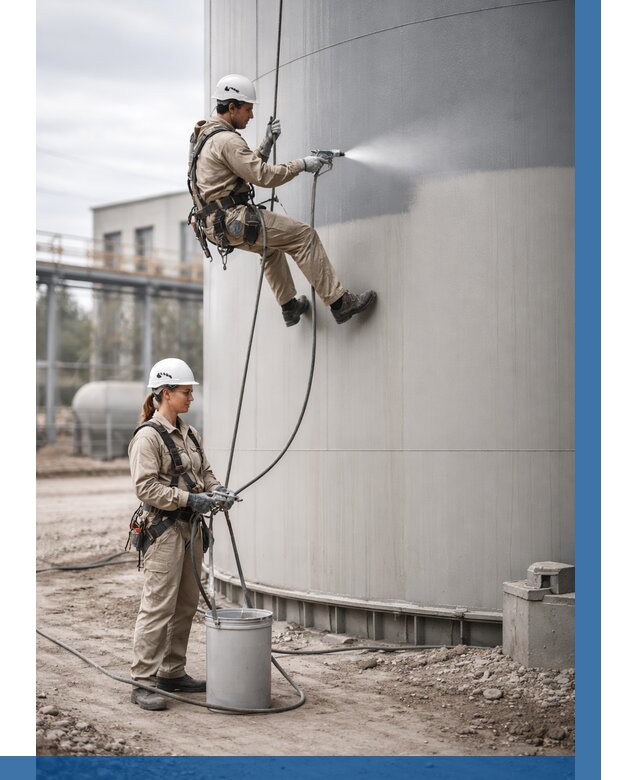 Покраска резервуаров в Солнечногорске от 1249 р. | ВЫСОТНИК-Слн — заказать