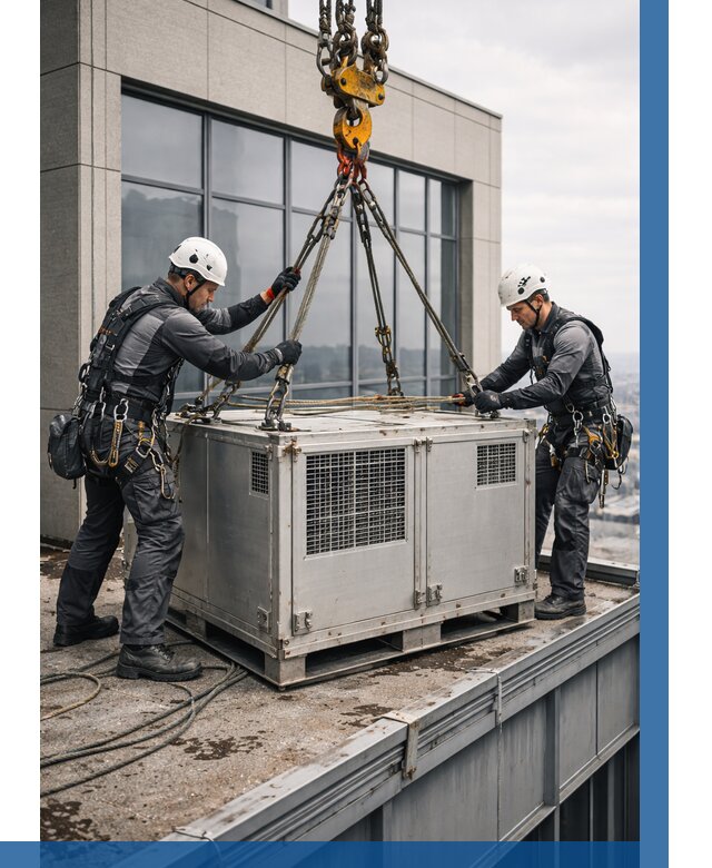 Такелажные работы на высоте в Солнечногорске от 8326 р. | ВЫСОТНИК-Слн