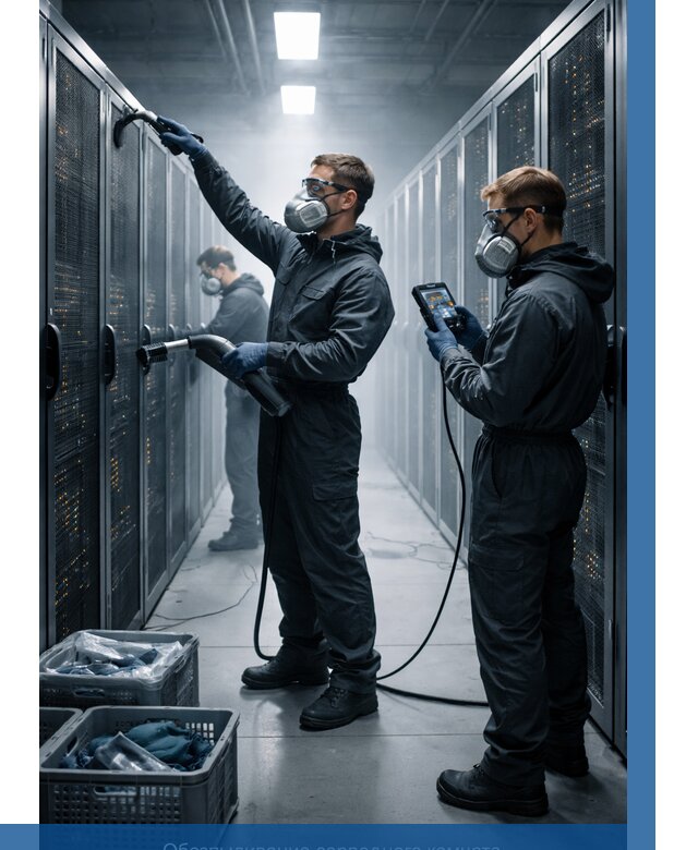 Обеспыливание серверной комнаты в Солнечногорске от 4684 р. | ВЫСОТНИК-Слн