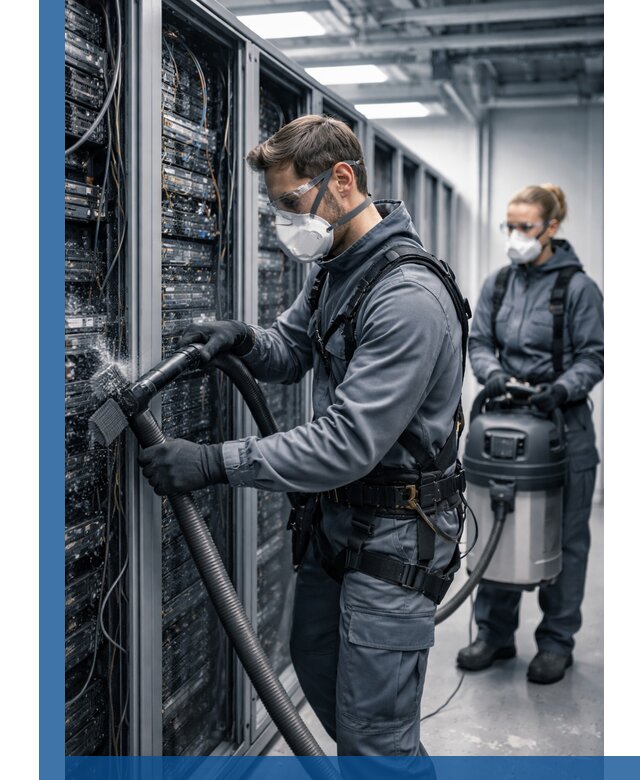 Обеспыливание серверной комнаты в Солнечногорске, профессиональная очистка