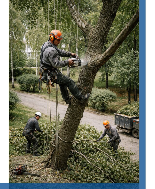 Кронирование деревьев в Солнечногорске от 6765 р. | ВЫСОТНИК-Слн